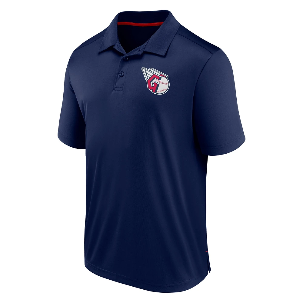 Men's Fanatics Navy Cleveland Guardians Hands Down Polo
