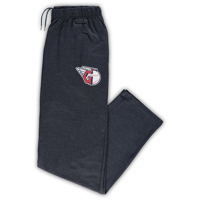 Pantalon de pyjama bleu marine chiné Cleveland Guardians Big & Tall pour hommes