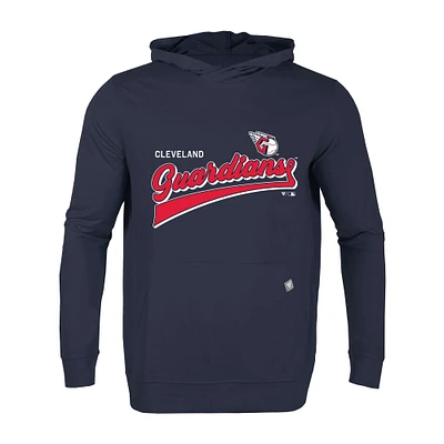 Sweat à capuche bleu marine Cleveland Guardians MLB Relay Vintage Team 2.0 pour homme