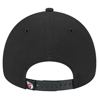 Casquette ajustable A-Frame Cleveland Guardians 9FORTY New Era noire pour homme