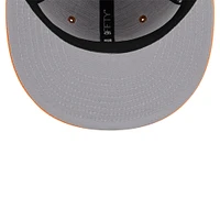 Men's New Era Brown Cleveland Guardians Spring Color Two-Tone 9FIFTY Snapback Hat