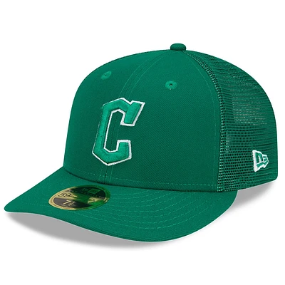 Casquette ajustée 59FIFTY verte pour homme Cleveland Guardians 2022 St. Patrick's Day New Era