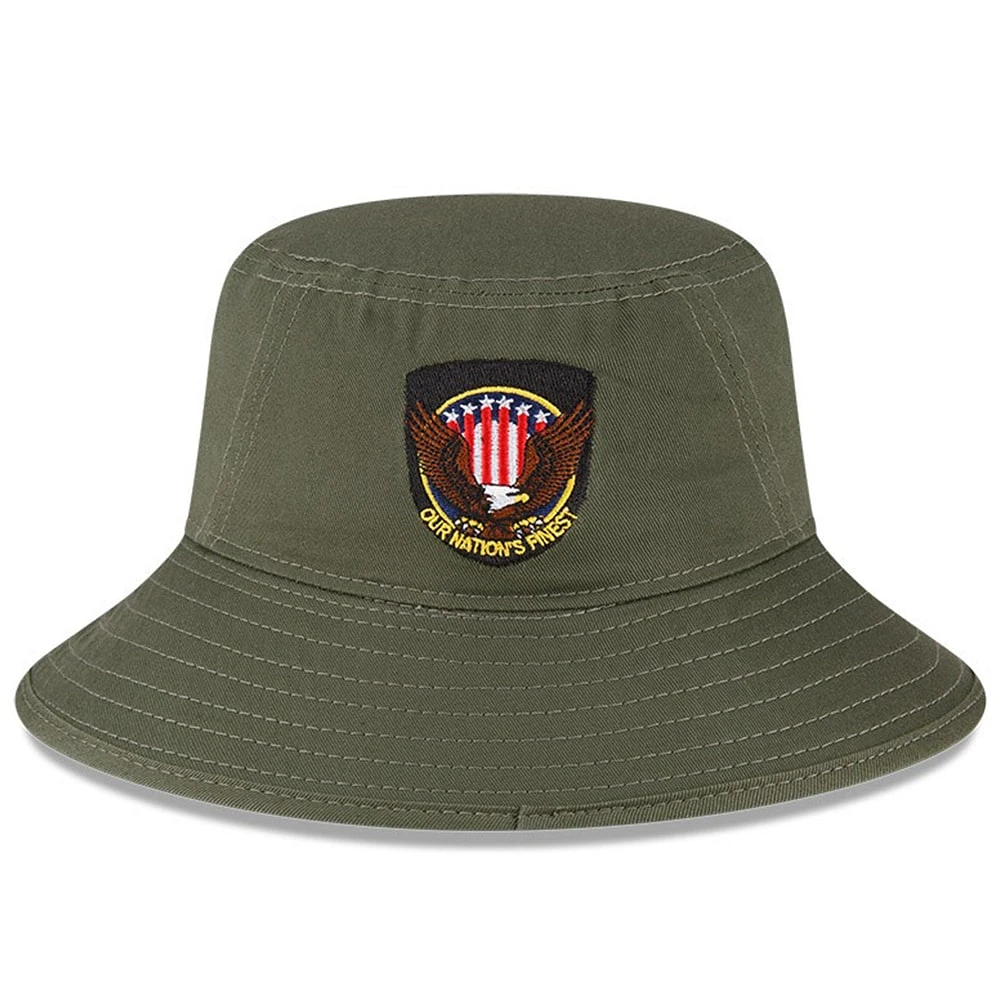NWE GUARDIANS GREEN MLB 2023 SEAU DE JOUR DES FORCES ARMÉES HATMENBUC