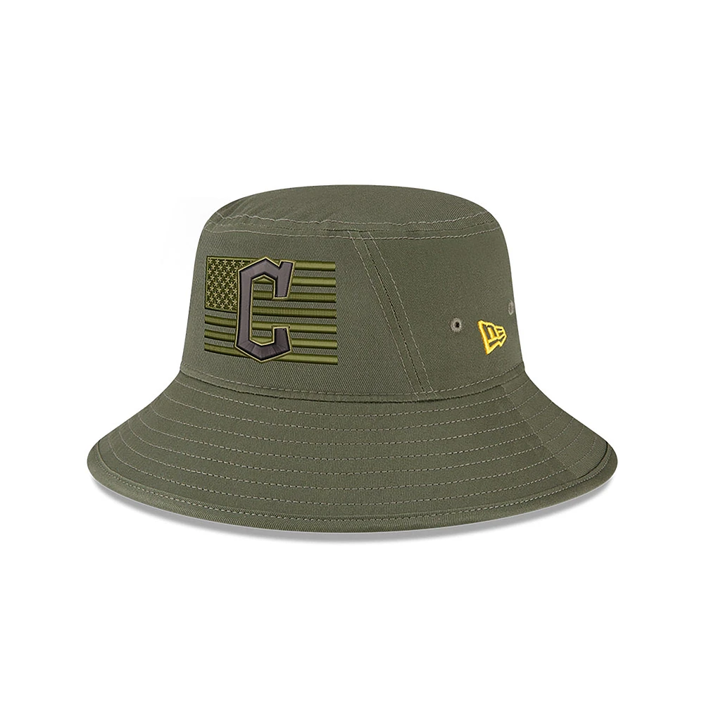 NWE GUARDIANS GREEN MLB 2023 SEAU DE JOUR DES FORCES ARMÉES HATMENBUC
