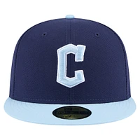 Casquette ajustée 59FIFTY bicolore bleu marine/bleu clair New Era pour homme