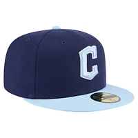 Casquette ajustée 59FIFTY bicolore bleu marine/bleu clair New Era pour homme