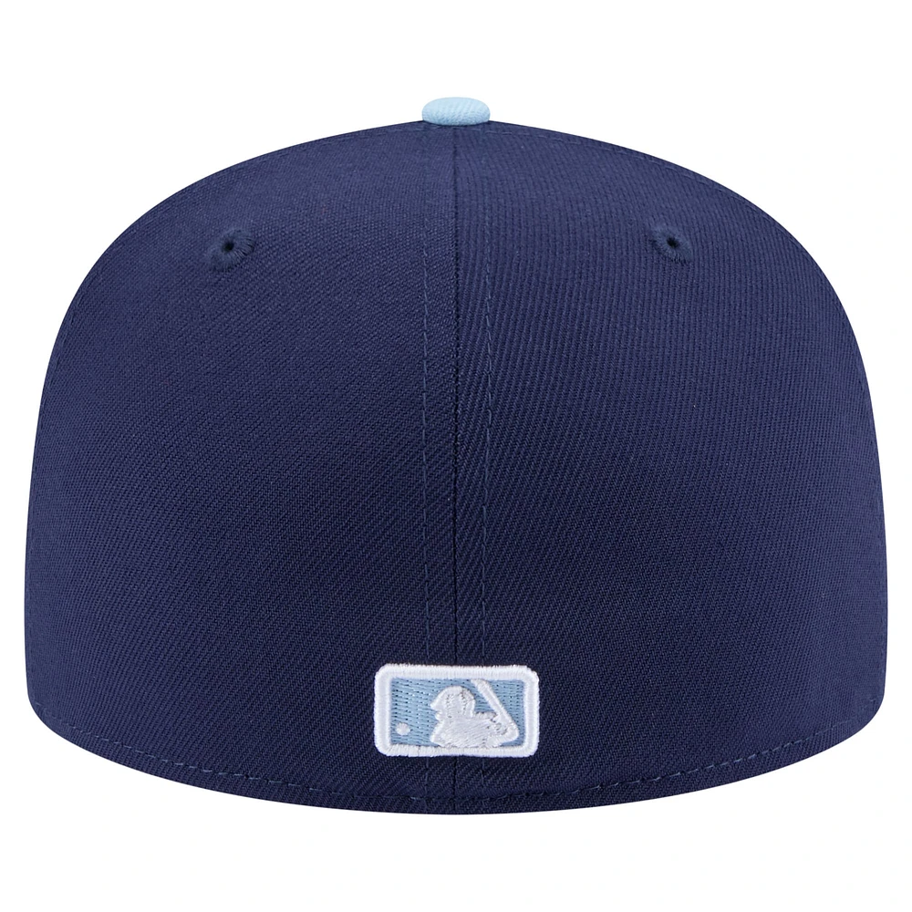 Casquette ajustée 59FIFTY bicolore bleu marine/bleu clair New Era pour homme