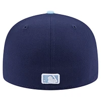 Casquette ajustée 59FIFTY bicolore bleu marine/bleu clair New Era pour homme