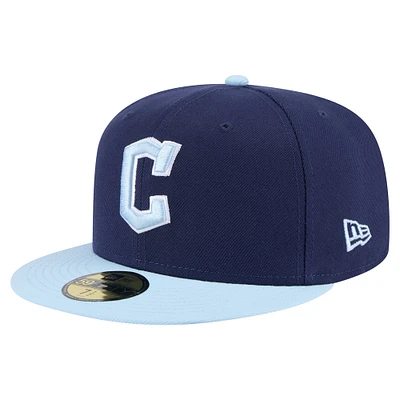 Casquette ajustée 59FIFTY bicolore bleu marine/bleu clair New Era pour homme