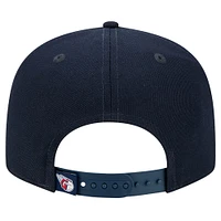 Men's New Era Navy Cleveland Guardians Logo Strike 9FIFTY Snapback Hat