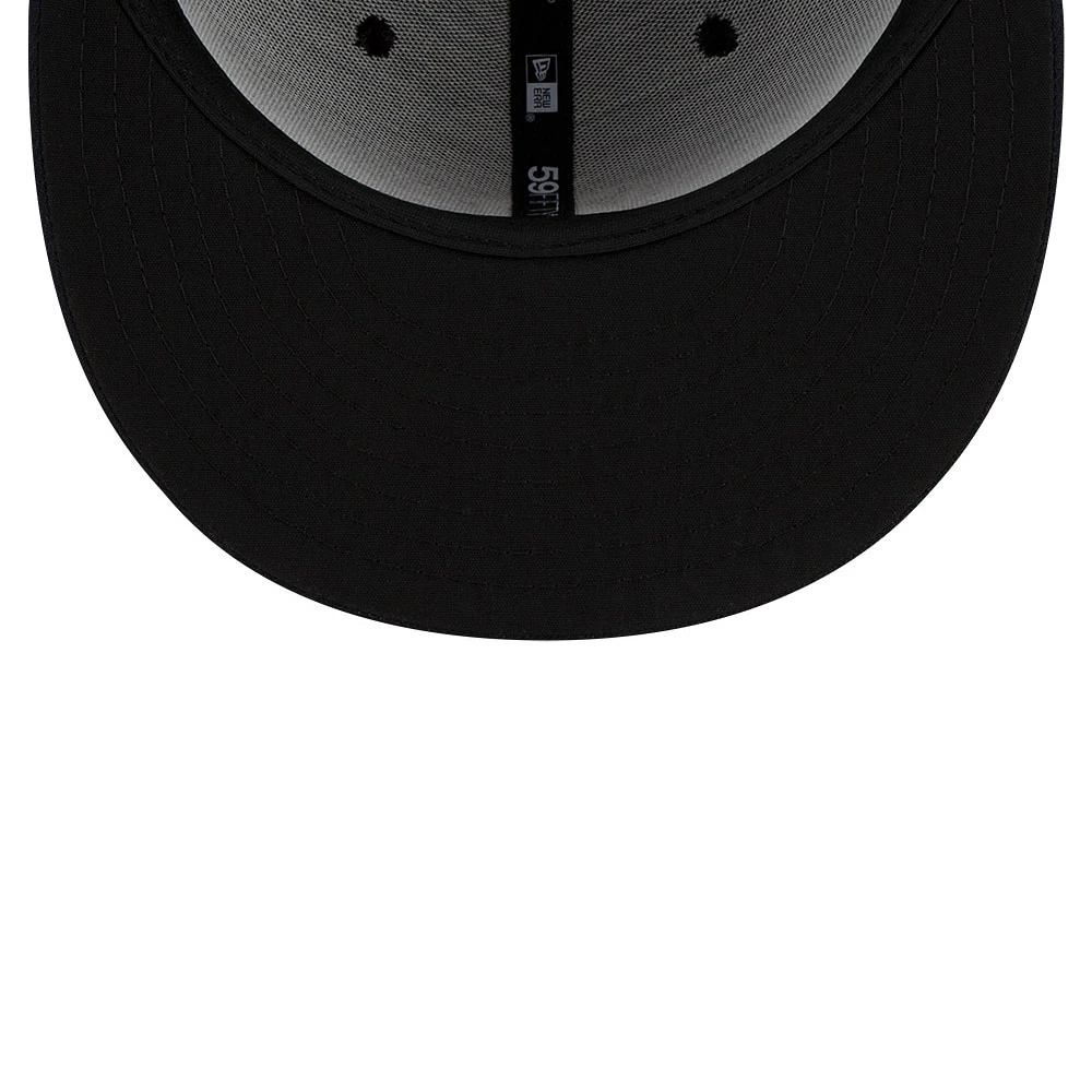 Men's New Era Navy Cleveland Guardians Road Authentic Collection On-Field 59FIFTY Fitted Hat