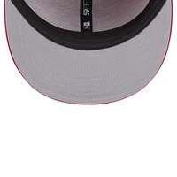 Men's New Era Red Cleveland Guardians White Logo 59FIFTY Fitted Hat