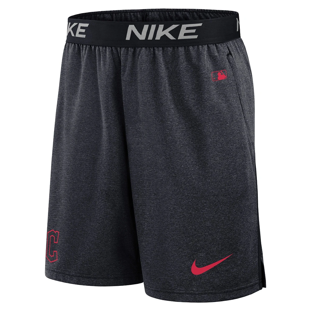 Men's Nike Black Cleveland Guardians Authentic Collection Practice Performance Shorts