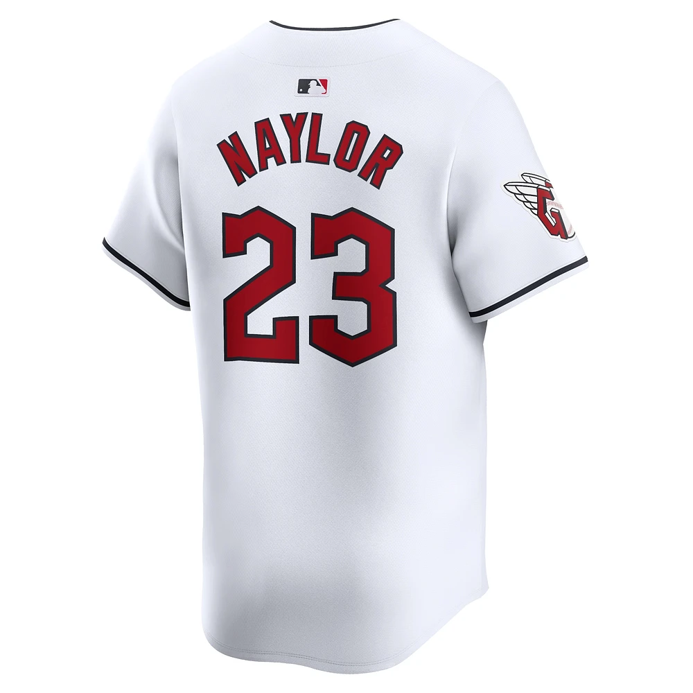 Men's Nike Bo Naylor White Cleveland Guardians Home Limited Player Jersey
