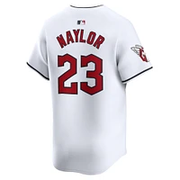 Men's Nike Bo Naylor White Cleveland Guardians Home Limited Player Jersey