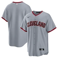 Men's Nike  Gray Cleveland Guardians Road Replica 2.0 Jersey