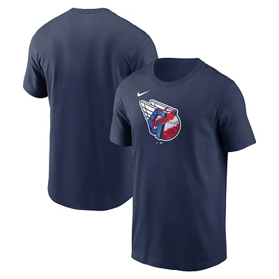 T-shirt Nike bleu marine Cleveland Guardians Americana pour homme