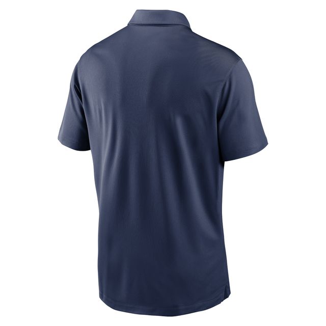 Polo Nike bleu marine avec logo de l'équipe des Cleveland Guardians pour hommes