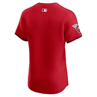 Maillot Nike rouge Cleveland Guardians Alternate Vapor Premier Elite Patch pour homme