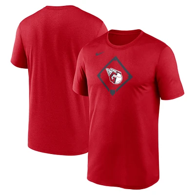T-shirt Nike Icon Legend Performance rouge Cleveland Guardians pour homme