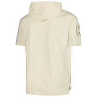 Men's Pro Standard Cream Cleveland Guardians Neutral Hoodie T-Shirt
