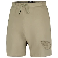 Men's Pro Standard Khaki Cleveland Guardians Neutral Fleece Shorts