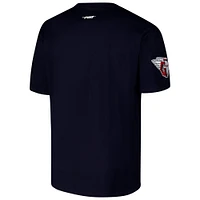 Men's Pro Standard Navy Cleveland Guardians Turn It Up Dropped Shoulder T-Shirt