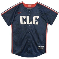Preschool Nike Shane Bieber Navy Cleveland Guardians 2024 City Connect Limited Jersey