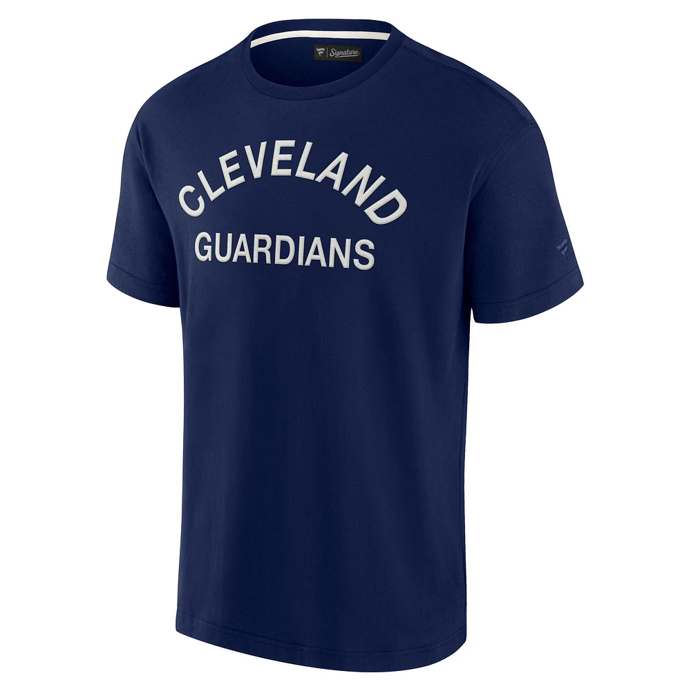 Unisex Navy Cleveland Guardians Elements Super Soft Short Sleeve T-Shirt