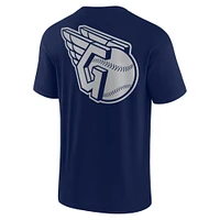 Unisex Navy Cleveland Guardians Elements Super Soft Short Sleeve T-Shirt