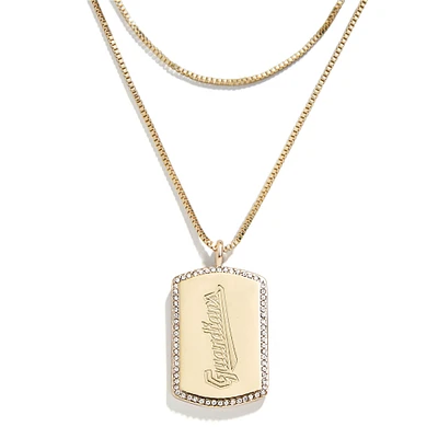 WEAR by Erin Andrews x Baublebar Cleveland Guardians Dog Tag Collier