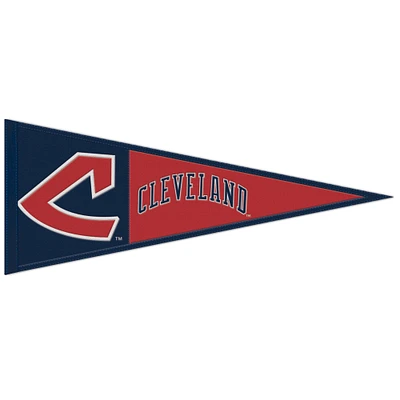 Fanion à logo rétro WinCraft Cleveland Guardians 13" x 32"