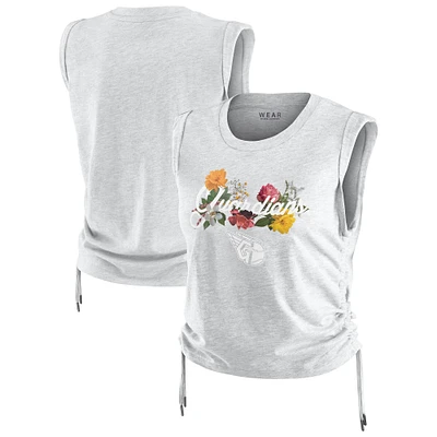 Débardeur cintré pour femme WEAR by Erin Andrews Heather Gray Cleveland Guardians