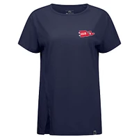 Women's Levelwear Navy Cleveland Guardians Influx Rafters T-Shirt