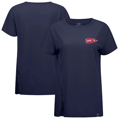 T-shirt bleu marine Cleveland Guardians Influx Rafters pour femme