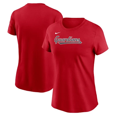 T-shirt Nike rouge Cleveland Guardians Fuse pour femme