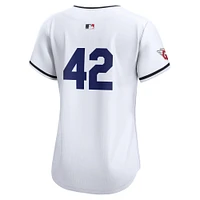 Women's Nike  White Cleveland Guardians 2024 Jackie Robinson Day Home Limited Jersey