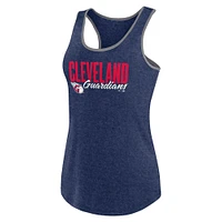 Women's Profile Navy Cleveland Guardians Plus Racerback Tank Top