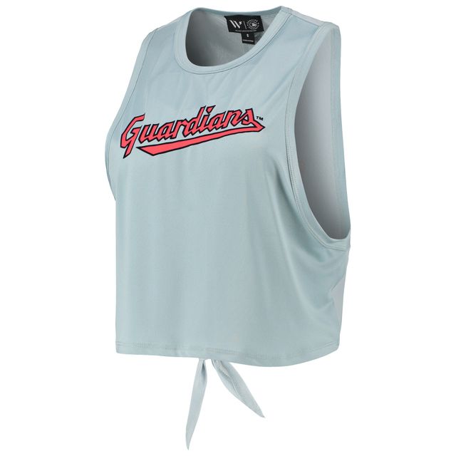 V118087 TANLAD BLUE INDIENNE FEMME DOS OUVERT TIE TANK