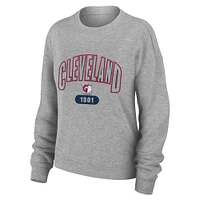 Women's WEAR by Erin Andrews Gray Cleveland Guardians  Knitted Lounge Set