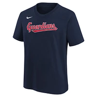 Youth Nike Jose Ramirez Navy Cleveland Guardians Home Player Name & Number T-Shirt