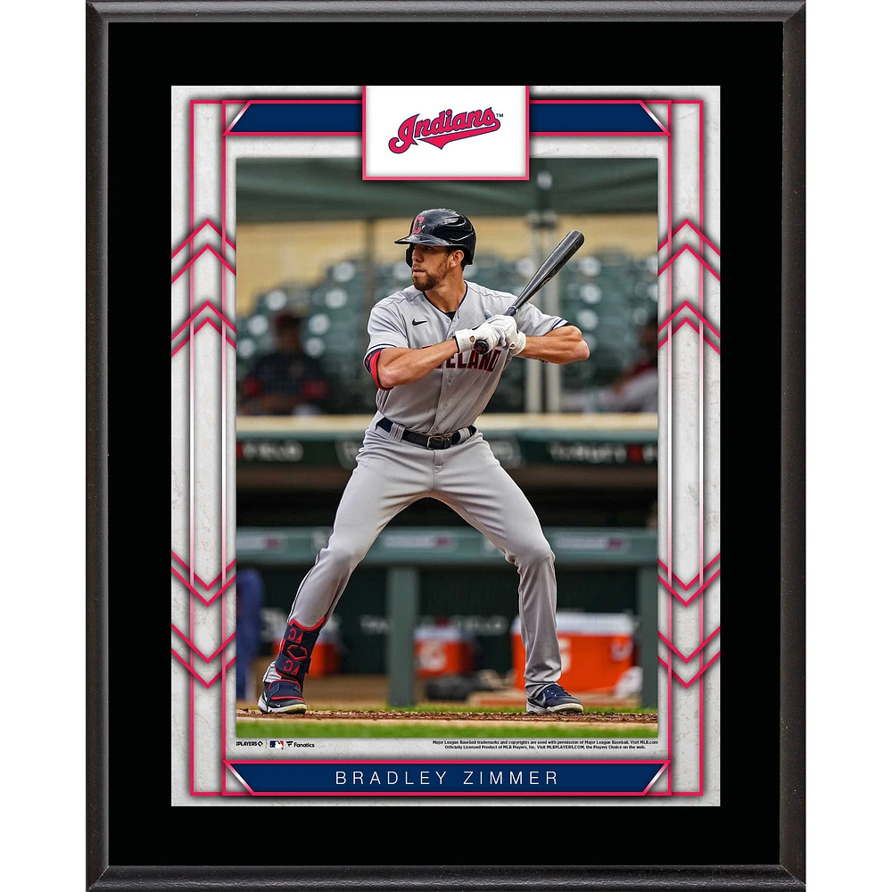 Bradley Zimmer Cleveland Indians 10.5'' x 13'' Sublimated Player Name Plaque