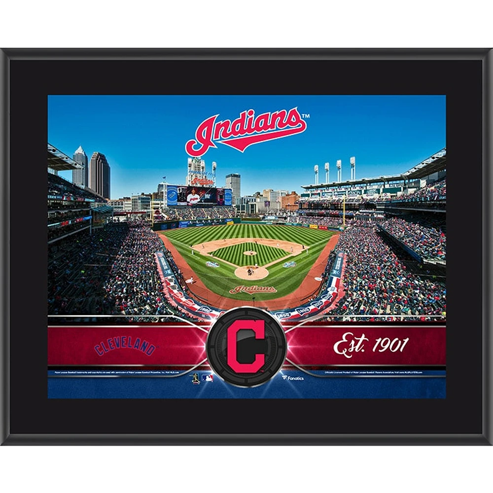 Cleveland Indians 10.5" x 13" Sublimated Team Plaque