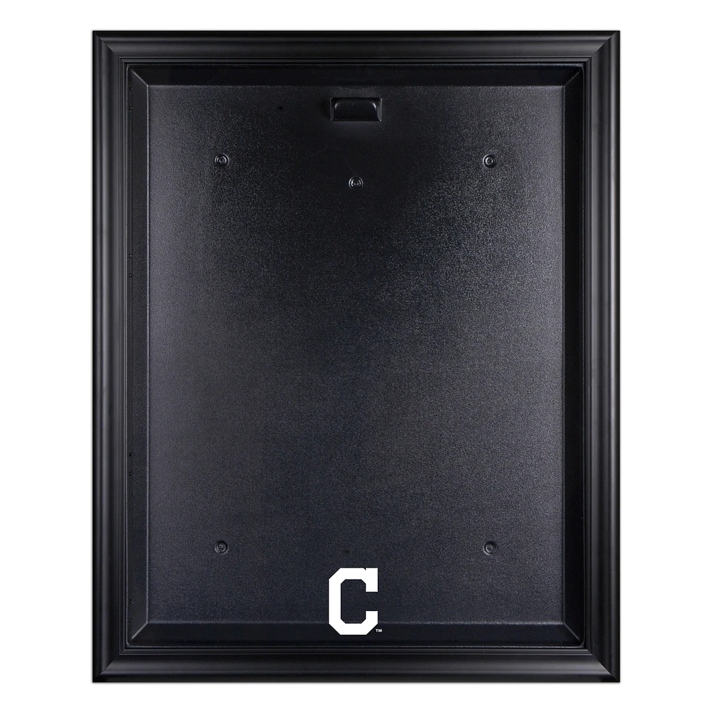 Cleveland Indians Black Framed Logo Jersey Display Case