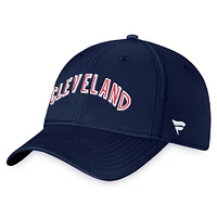 Men's Fanatics Navy Cleveland Indians Cooperstown Core Flex Hat
