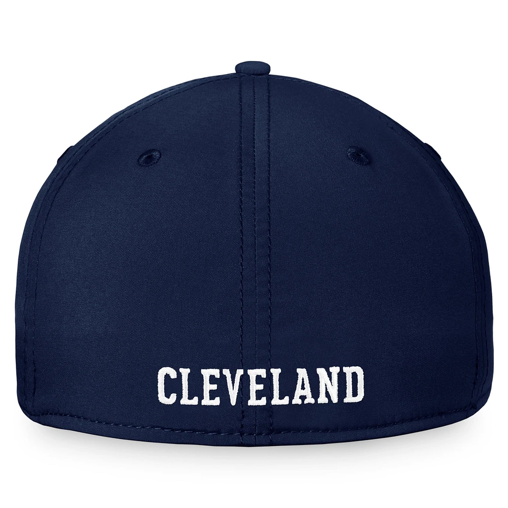 Men's Fanatics Navy Cleveland Indians Cooperstown Core Flex Hat