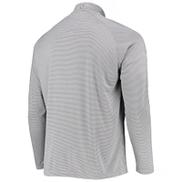 Haut à enfiler quart de zip raglan Levelwear Cleveland Guardians Orion gris pour homme