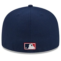Men's New Era Navy Cleveland Indians Big League Chew Team 59FIFTY Fitted Hat