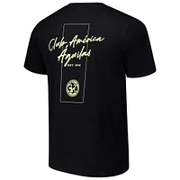 Men's Black Club America Streetwear T-Shirt