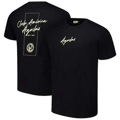 T-shirt noir Club America pour homme